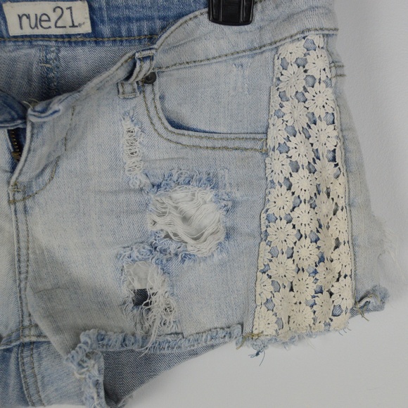 Rue21 Frayed Denim Shorts - Picture 6 of 12